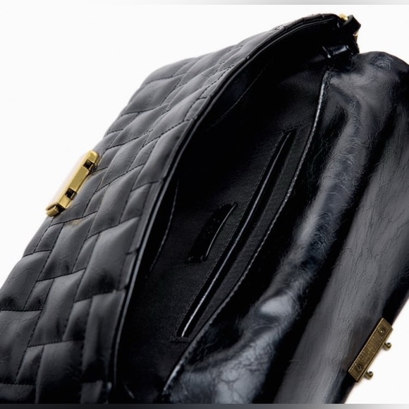 ZARA QUILTED SHOULDER BAG - Picture 4 of 11